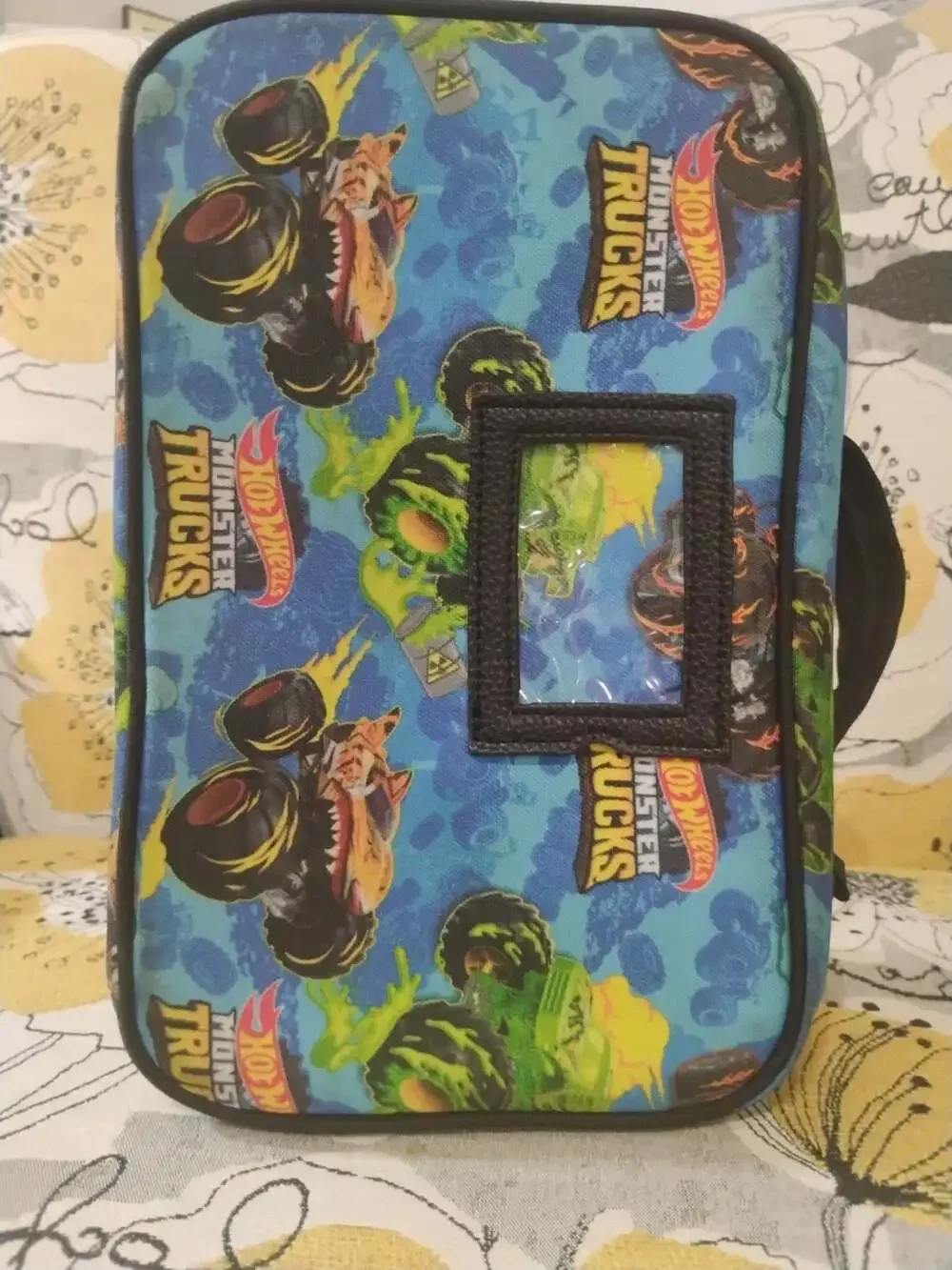 Posh Peanut Hot Wheels Monster Trucks Lunch Bag